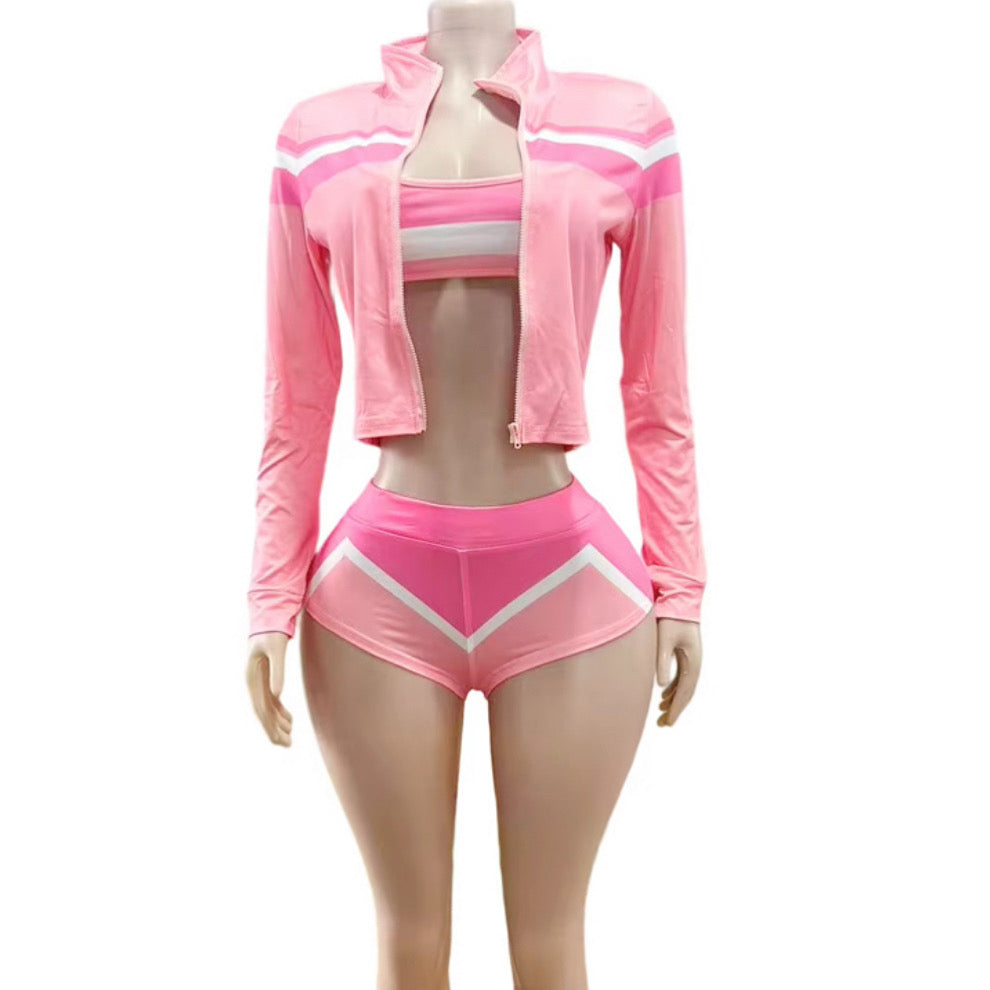 Sporty three-piece set