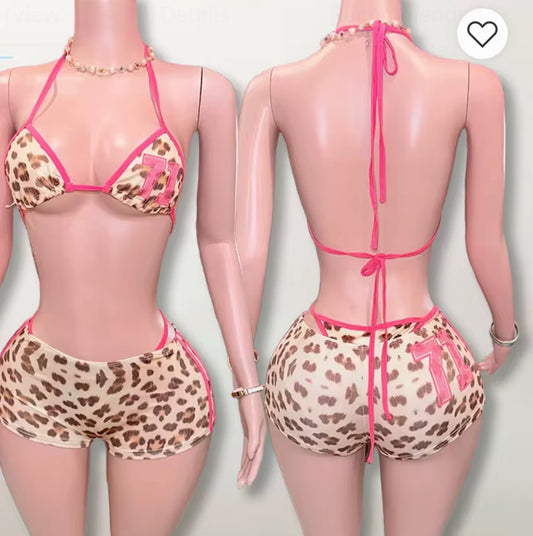 "No Time for Cheetahs" 3 Piece Set